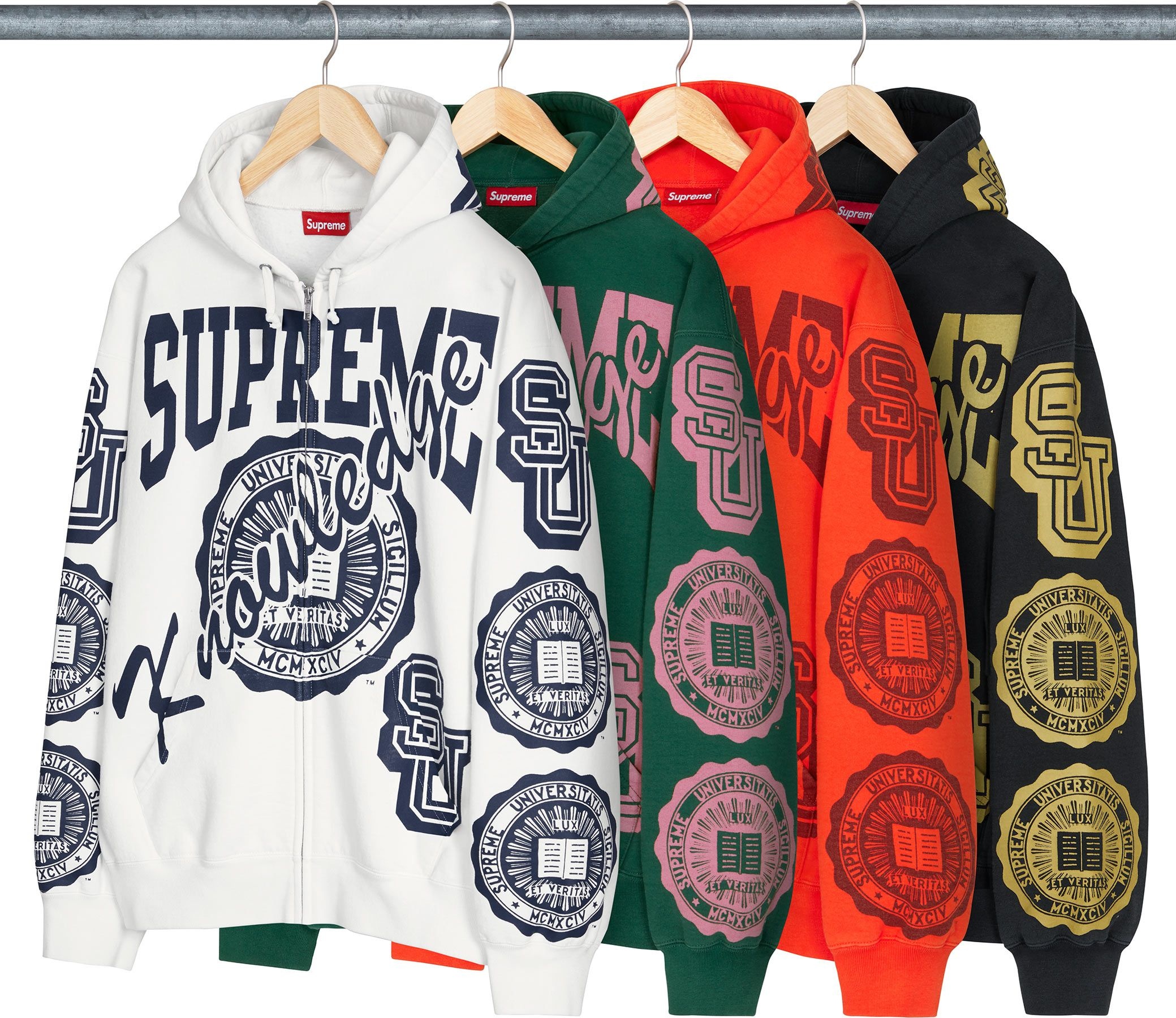 Knowledge Reigns Zip Up Hooded Sweatshirt